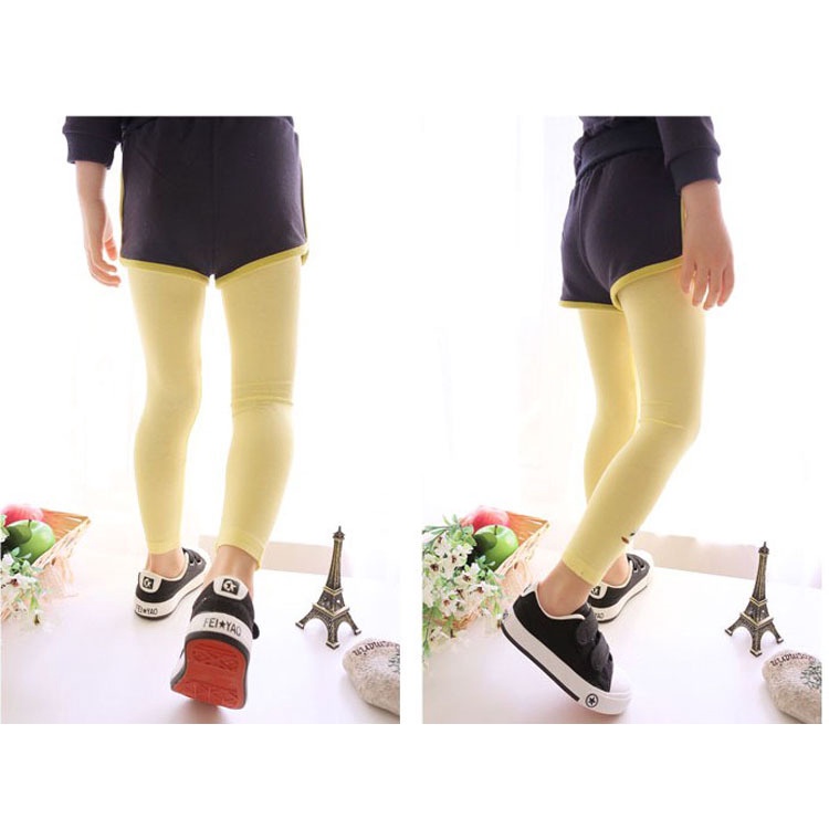 NEW Legging halus buka kaki anak perempuan motif burung