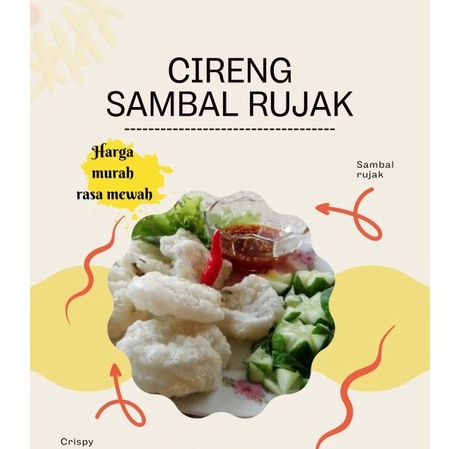 

Cireng sambal rujak