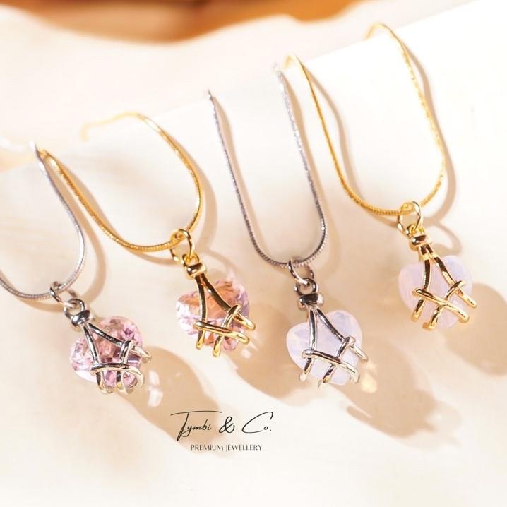 Best Seller Tymbi&Co-Barbie Diamond Castle Necklace Gold & Silver