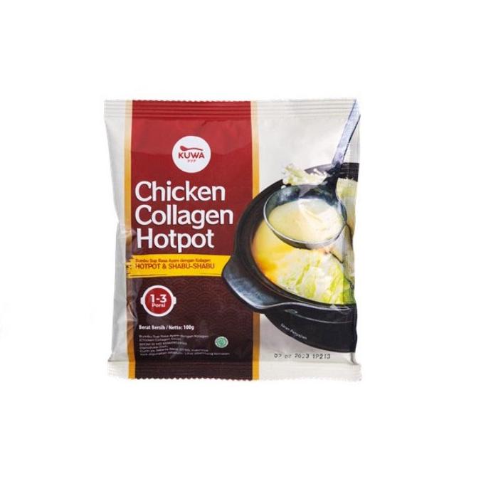 

Terlaris KUWA Chicken Collagen Hotpot 100gr - Kaldu Sup Ayam Kolagen 100 gr YA9