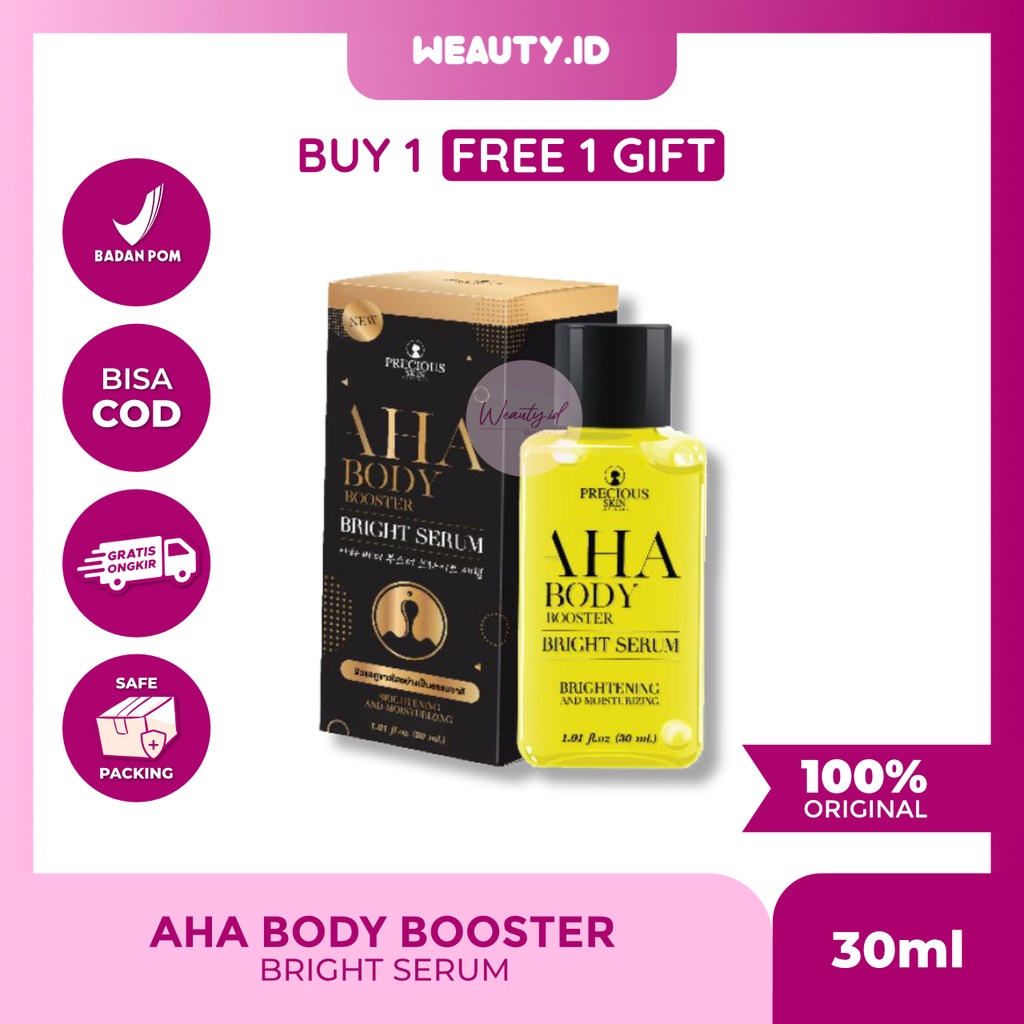 AHA Body Booster Bright Serum Precious Skin / AHA Mimi White / Mimi White AHA body lotion