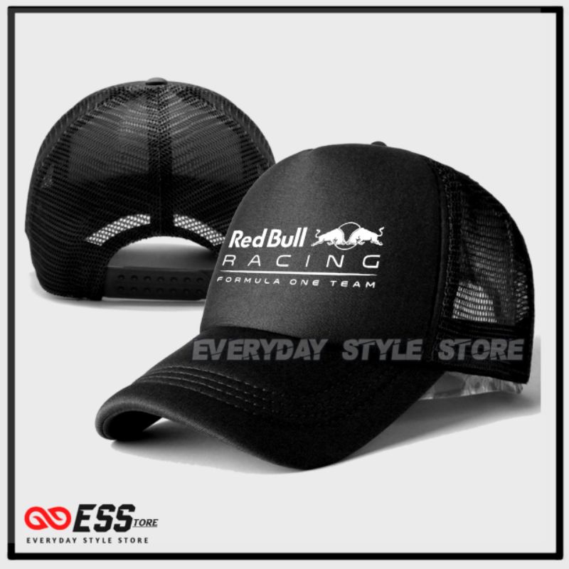 Topi Redbull Racing Formula One Team Trucker Jaring