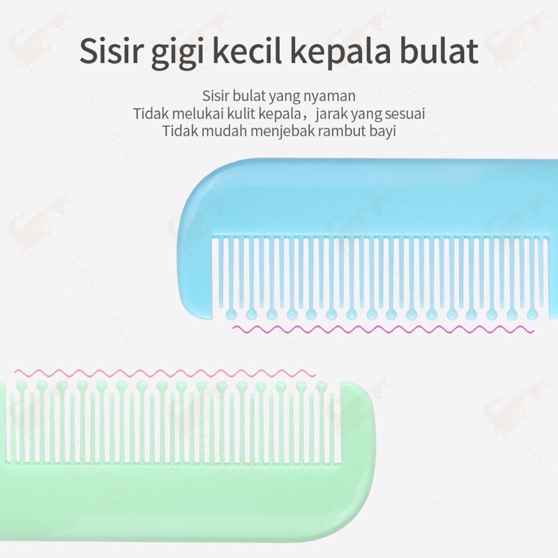 Sisir Bayi Imut / Sisir Anak / Mini Baby Safety Comb 1 pcs