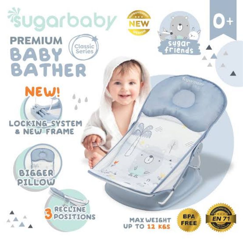 Bather Sugar Friends / Alat Mandi Bayi / Kasur Mandi