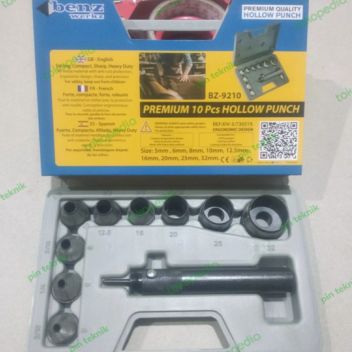 

Hemat Hollow Punch Benz Set 10 Pcs - Plong Set 10 Pcs - Plong Set Benz 10Pcs Limited