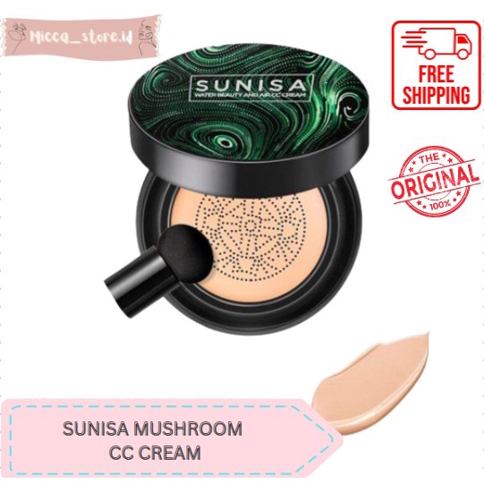 [MS] mushroom  air cushion bb foundation waterproof original 100% SUNISA