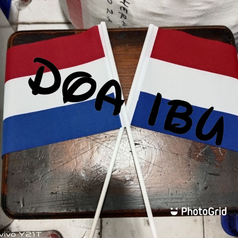 

best seller bendera tangan bendera stik BELANDA ready stock
