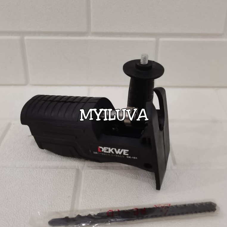 Adaptor Gergaji Elektrik Mini Portable Dekwe Jigsaw dk101