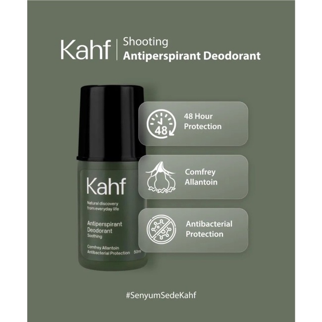 Kahf Soothing Antiperspirant Deodorant 50 ml BISA COD