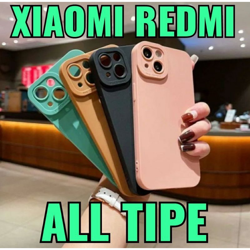 Casing Xiaomi Redmi All Tipe Casing Sofcase Pro Camere