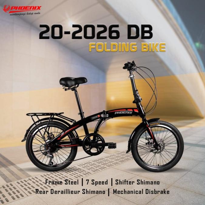 Sepeda Lipat 20 Inch Phoenix 2026 Db Umeshidayati