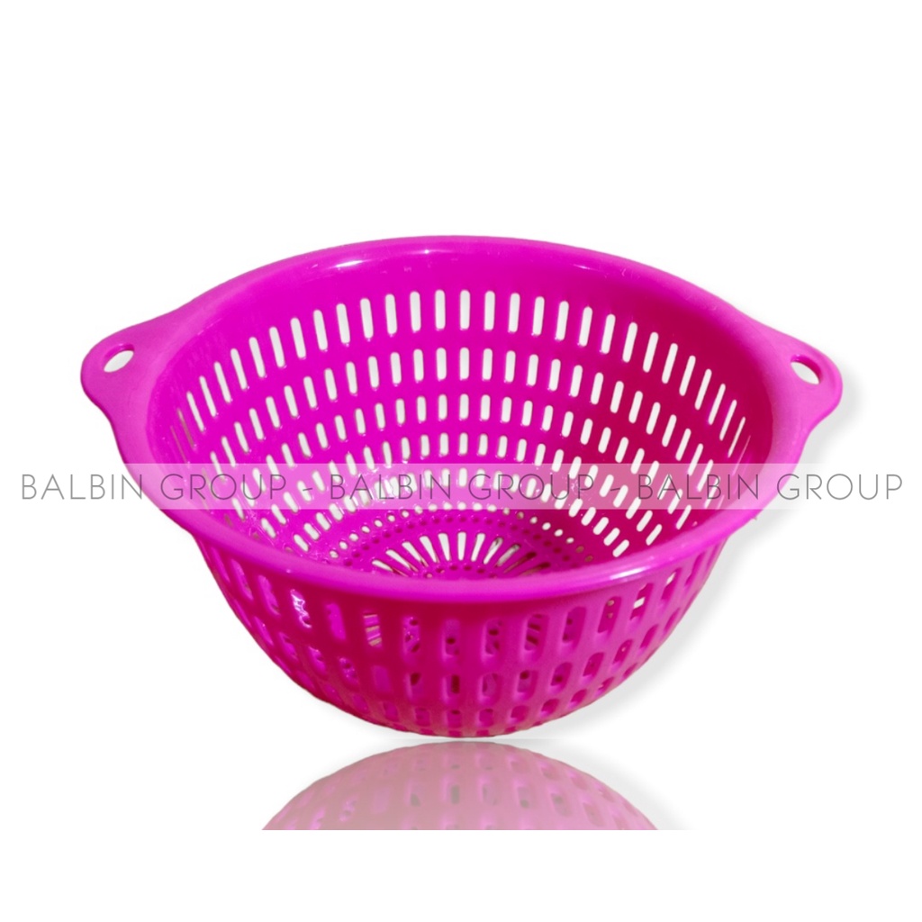 bakul / wakul plastik diameter 17 cm BPA free model bulat  - wakul serba guna - bakul plastic multi warna