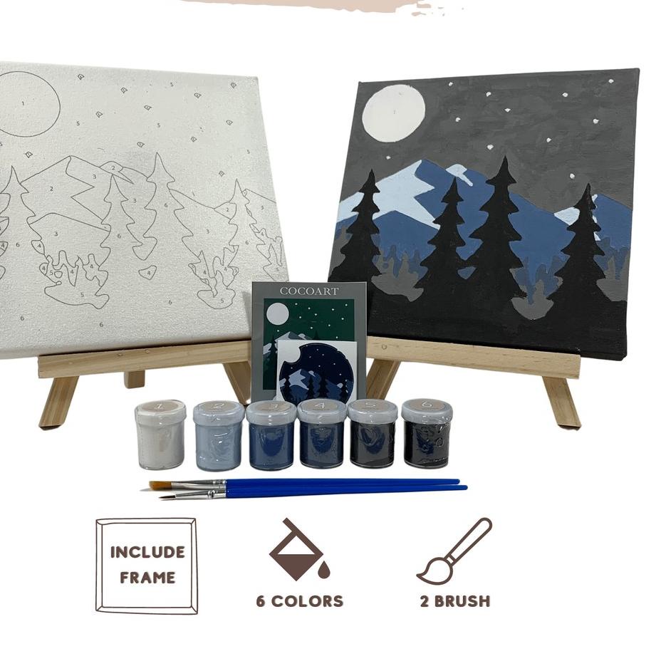 

Best ✔ Paint By Number Kit Night View - Cocoart.id I Kanvas 20 x 20 cm