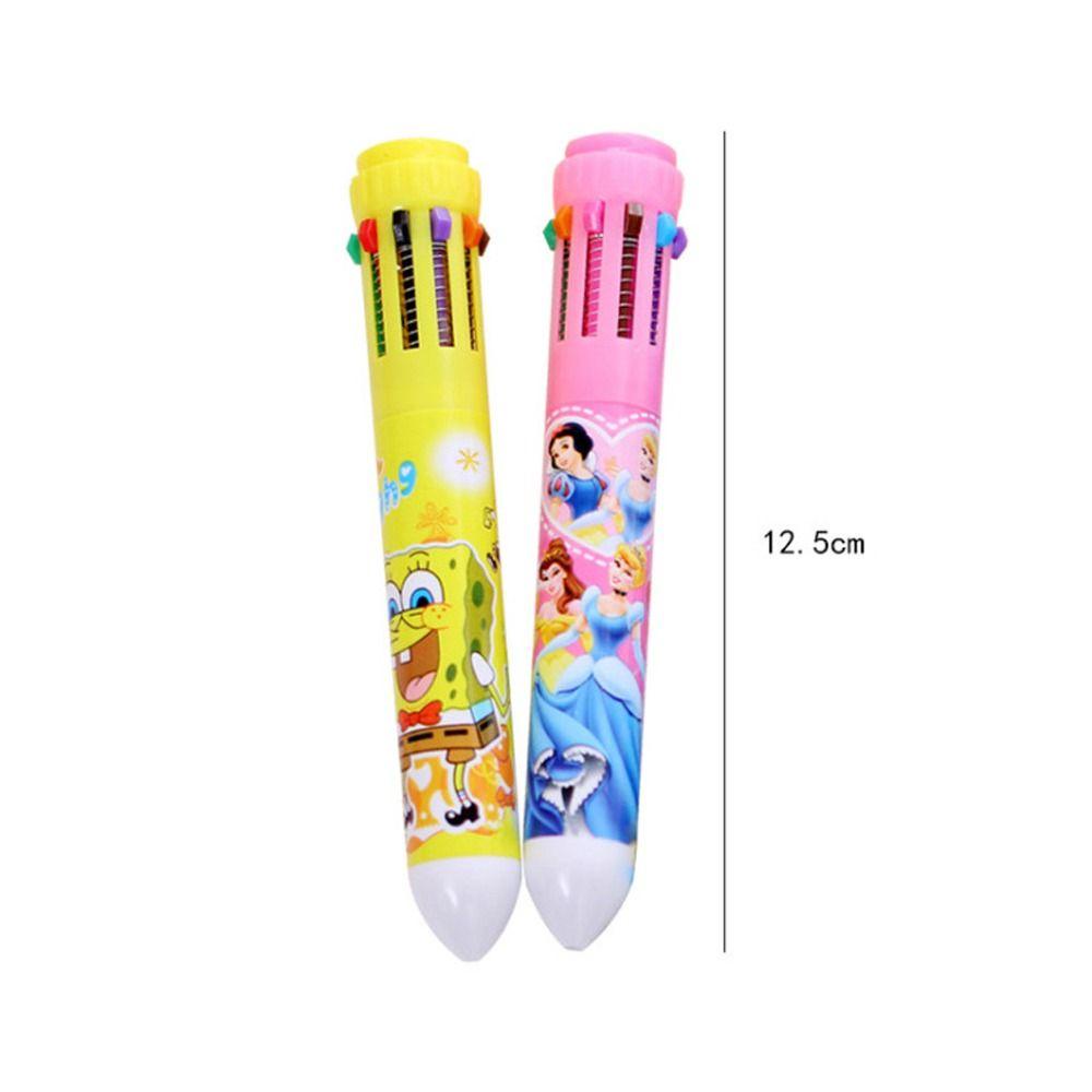 Lanfy Kartun Gel Pulpen Aksesoris Kantor Alat Tulis Sekolah Lucu Kittty Kucing Mickey Menulis Pulpen Putri Spons 0.5mm Penandatanganan Bolpen