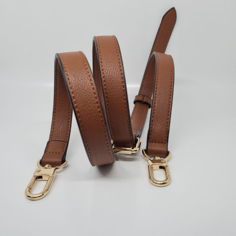 Andrea slim 1.8cm adjustable leather plain bag strap / tali tas panjang