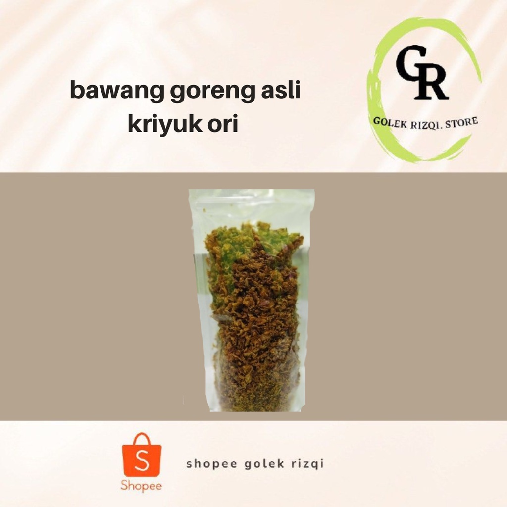 

bawang goreng asli kriyuk ori wadah pouch