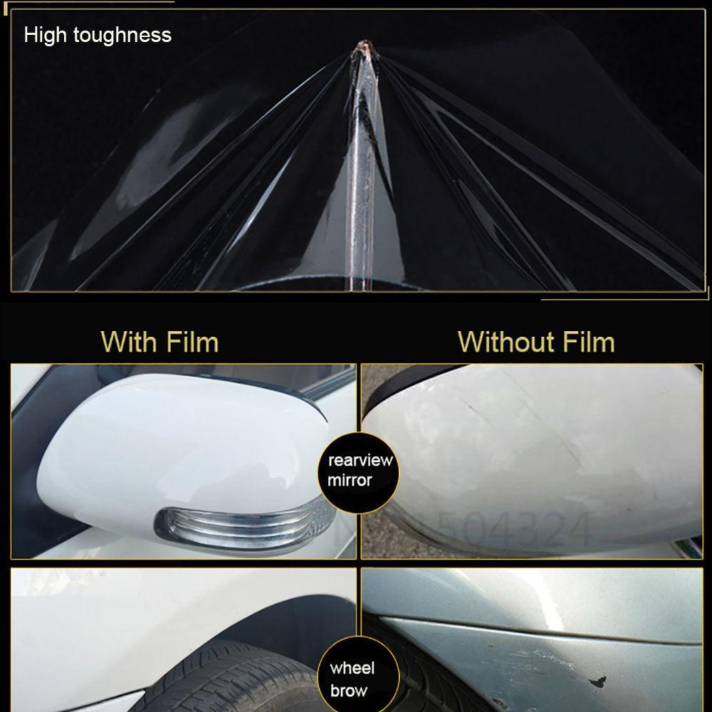 Quinton Film Pelindung Transparan PVC Bumper Anti Gores Auto Stiker Bening Anti Gores Decal