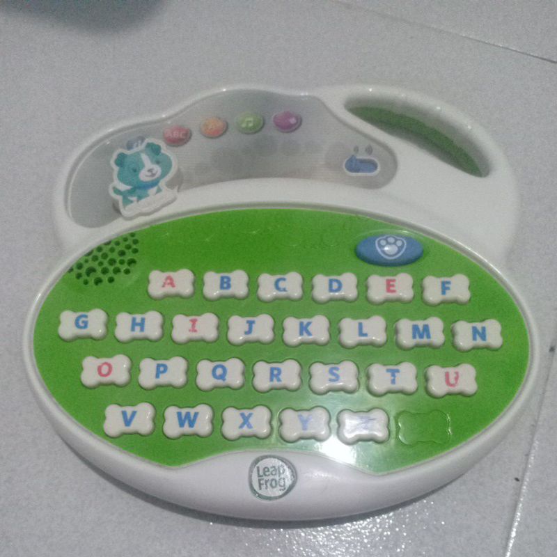 Preloved leap frog abjad hijau