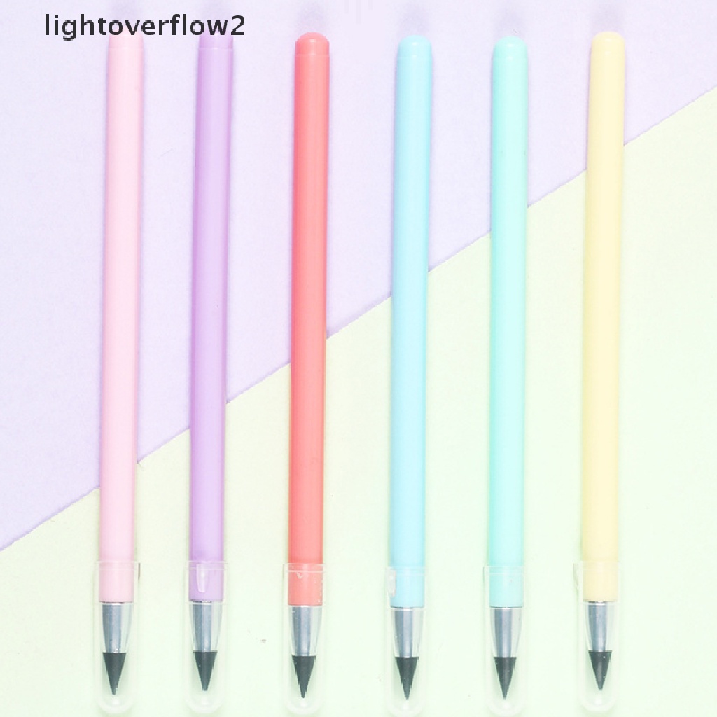 (lightoverflow2) Pensil Eternal Warna Hitam Bisa Dihapus (ID)