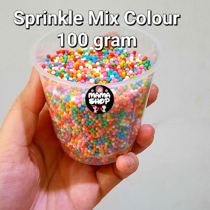 

Murmer--Sprinkle Spikel Trimit Hiasan Kue Edible 80 gram Confetty Bintang Love