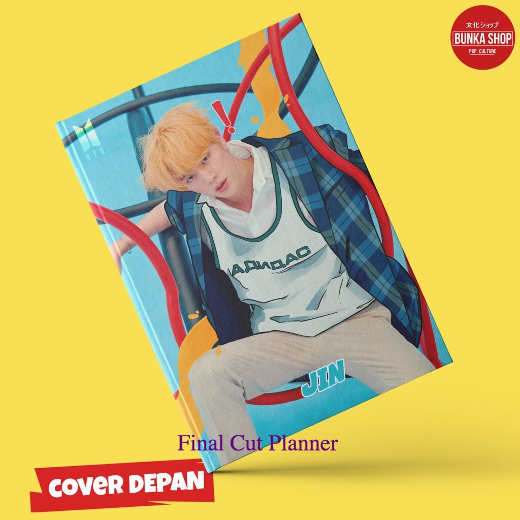 

Notebook KPOP BTS Art Jin Hardcover A5 Buku Tulis Catatan Notes Agenda Planner Jurnal .