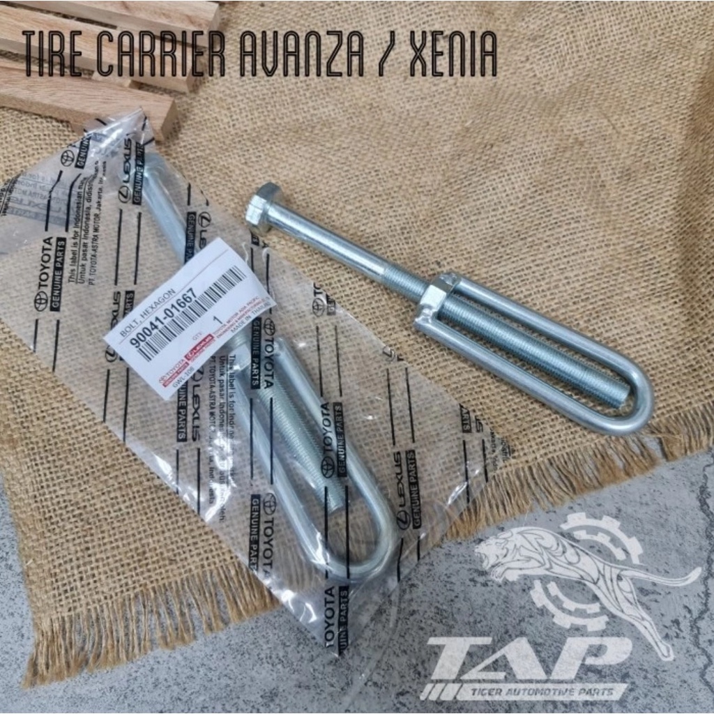 TIRE CARRIER - BAUT GANTUNGAN BAN SEREP - AVANZA / XENIA / CALYA / SIGRA