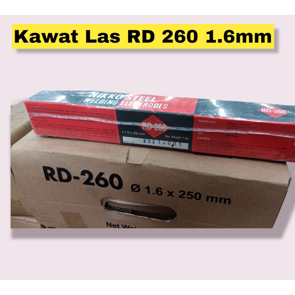 KAWAT LAS RD260 1.6MM