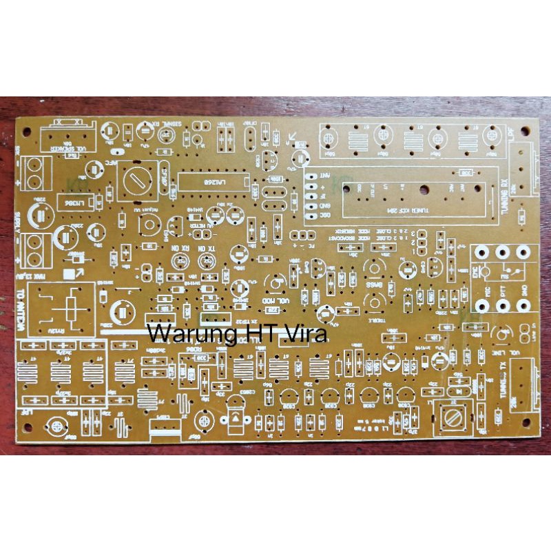 PCB Transceiver FM (pemancar dan penerima FM) tuner korea