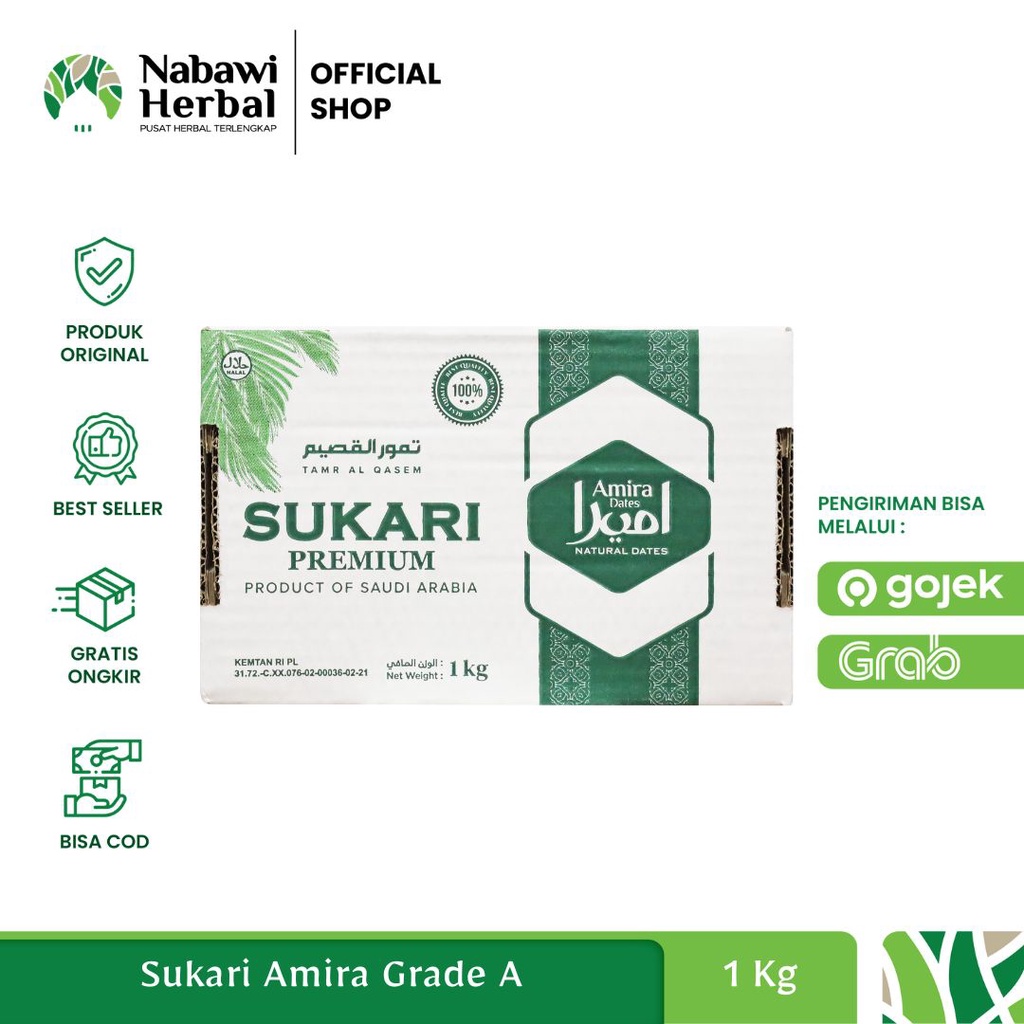 

Sukari Amira Premium 1 Kg Grade A