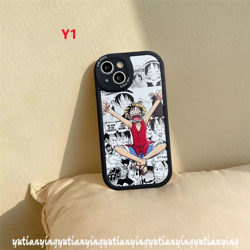 Case Desain Anime One Piece Luffy Untuk OPPO A15 A12 A96 A57 2022 A76 A16K A5s A74 A55 A16 A54 A16E A3S A94 A95 A1K A9 A5 2020 A31 A5s A73 Az 533 Az A16E A3S A94 Az 53 7Z 6 4F Soft Case Cover Handphone