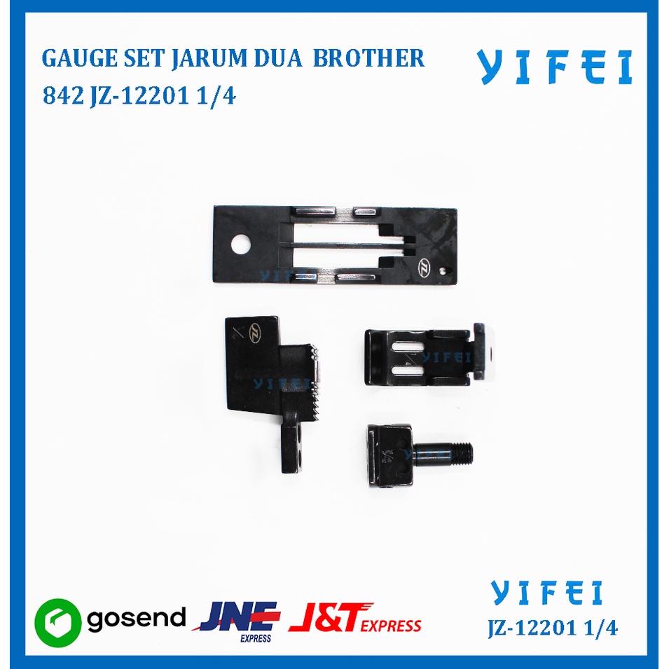 GAUGE SET JARUM DUA BROTHER 842 YIFEI-12201 1/4&quot;