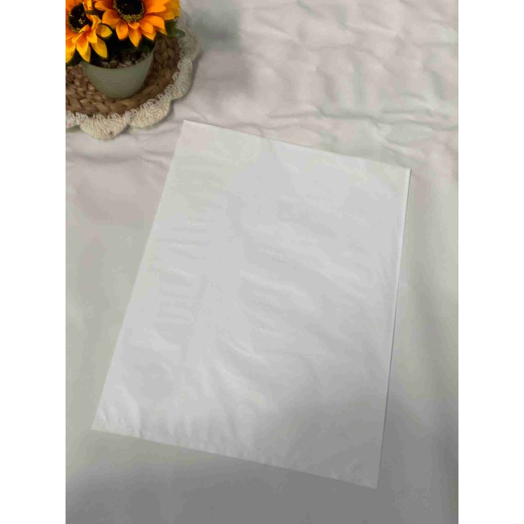 Plastik packing olshop plong HD tanpa lubang ukuran 35x50