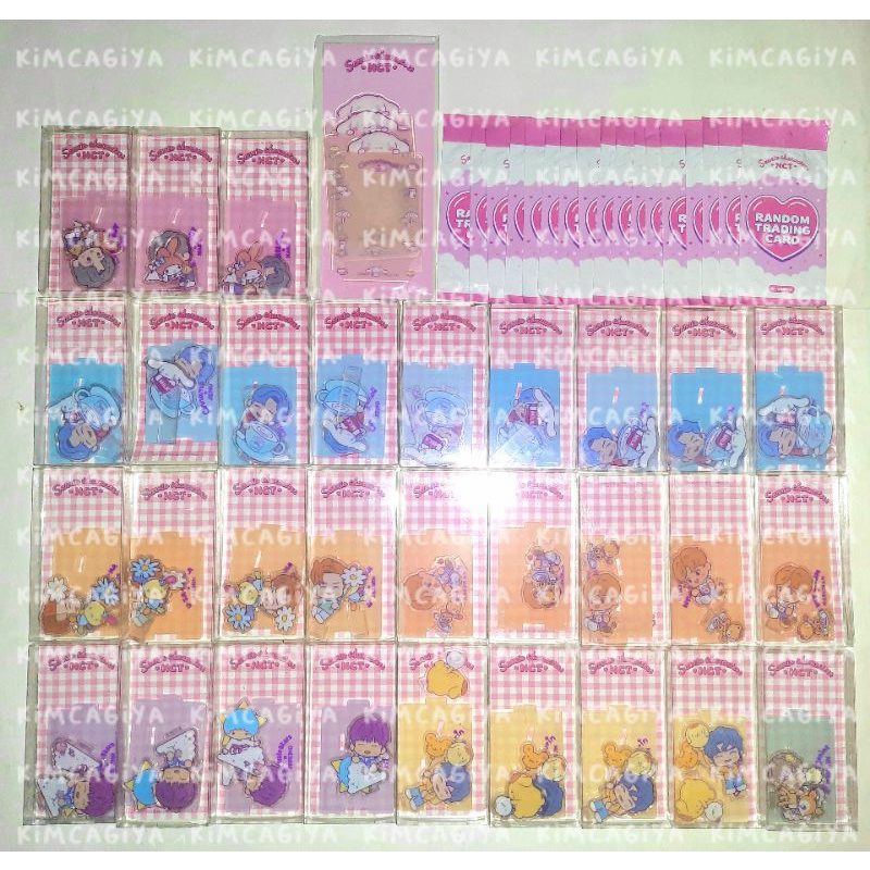 [READY] MD SANRIO X NCT ACRYLIC STAND SET PC FULLSET PHOTOCARD SLEEVE SET JAEMIN MARK JISUNG JENO