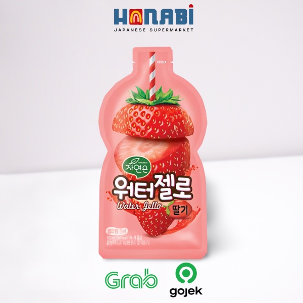 

Woongjin Zaiyeonun Water Jelly Strawberry 100ml - Jely Stroberi Made In Korea