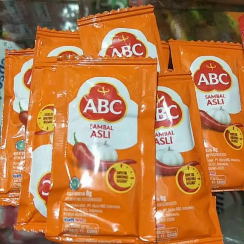 Saos ABC Sachet / Saos ABC Rentengan / Saos ABC 42pcs / ABC Extra Pedas / ABC Sambal Asli