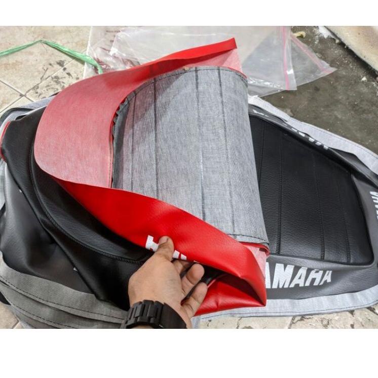 ST.18Oc22ᴬ ‣ JOK SET ALFA KULIT JOK YAMAHA ALFA LIS MERAH LIS KUNING DAN ABU ABU