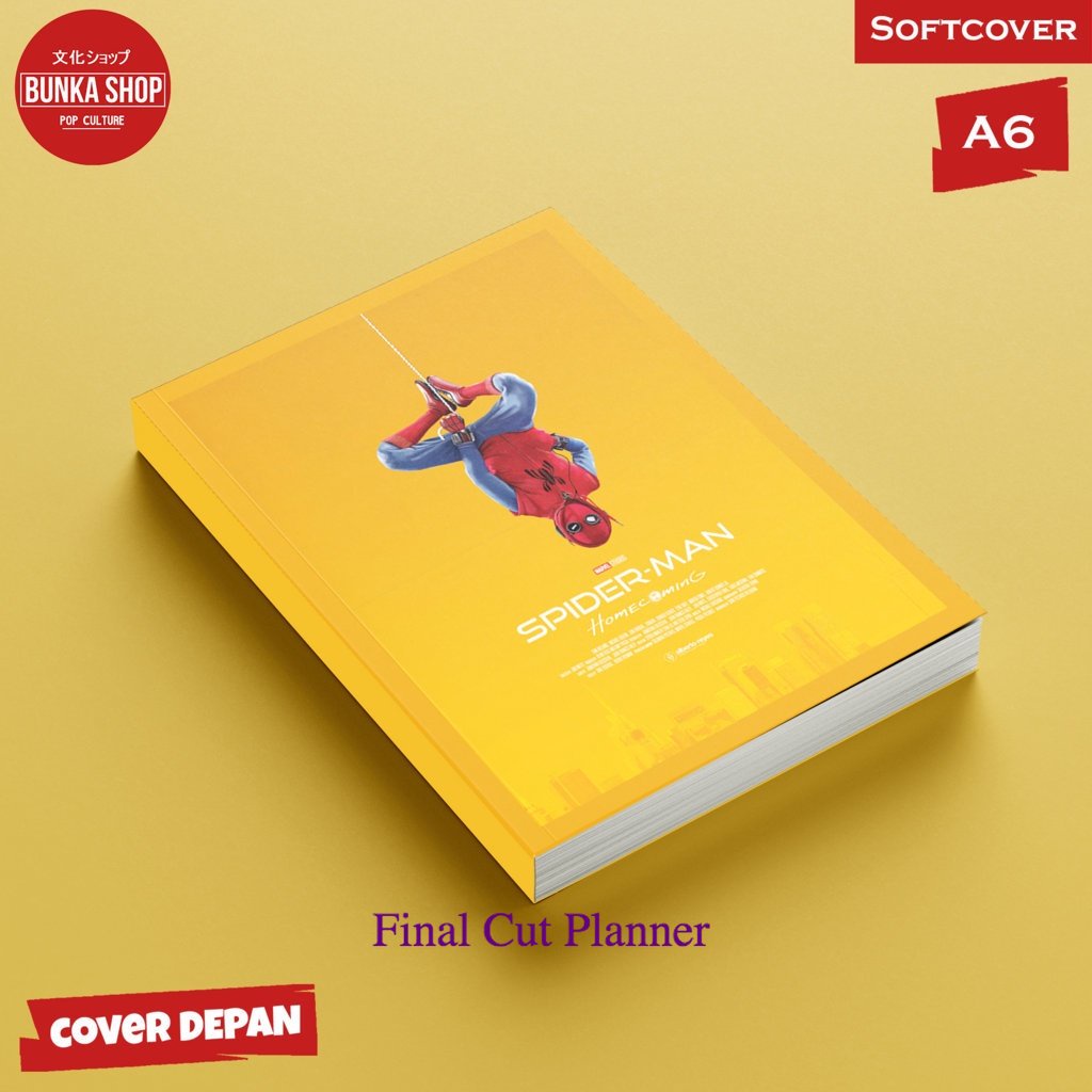 

Pocket Note Marvel Spiderman 4 Softcover A6 Buku Tulis Notes Agenda Planner Jurnal .