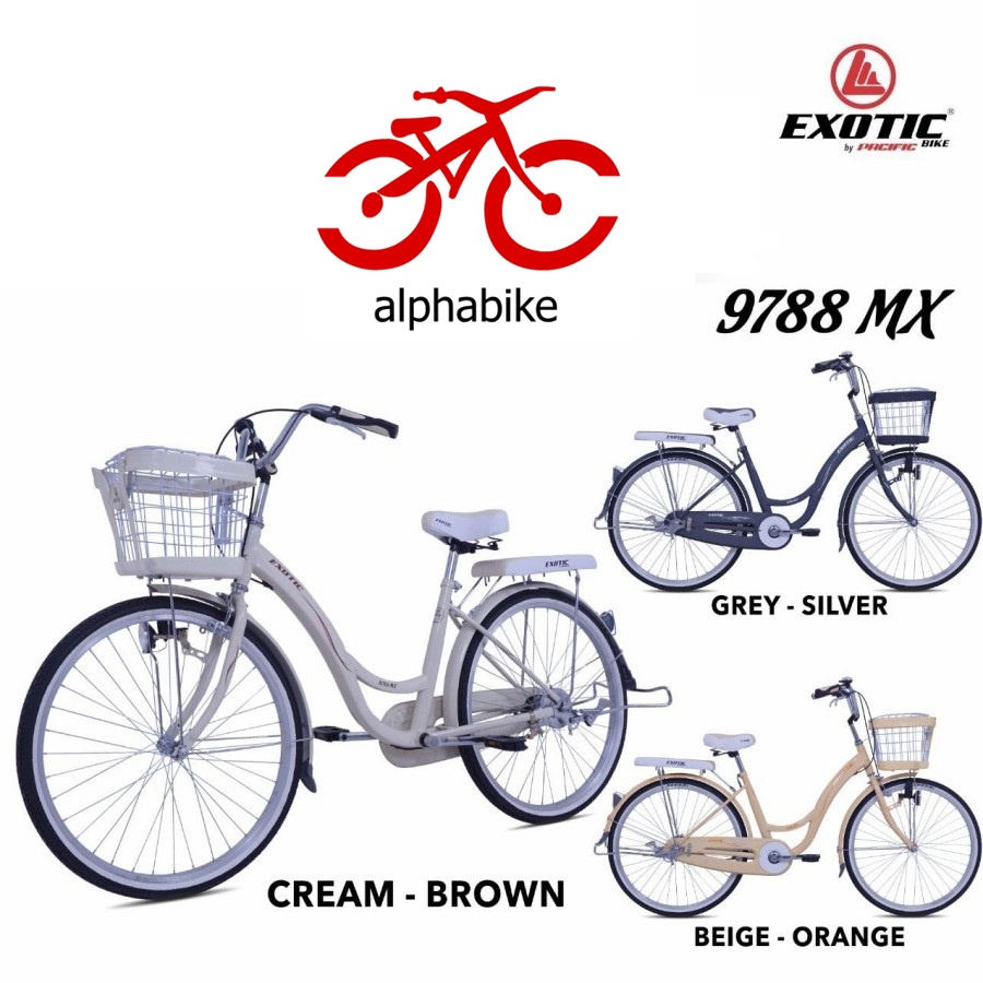 SEPEDA CITY BIKE MINI WANITA DEWASA 26 MINI 9788 MX