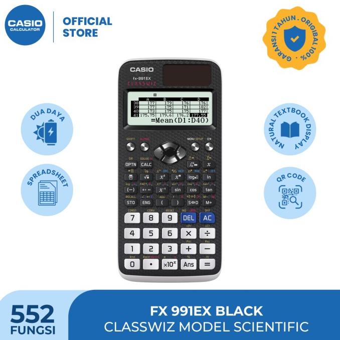 

Casio ClassWiz Model Scientific Calculator FX-991EX