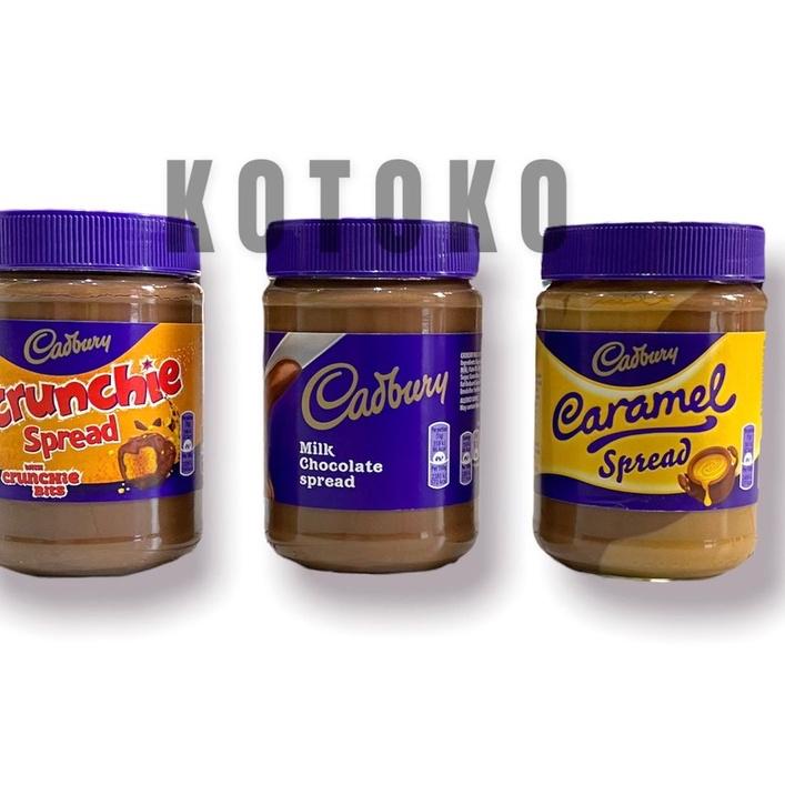 

10.10 sale Selai Cadbury Milk Chocolate / Crunchie Spread / Caramel Spread 400gr 