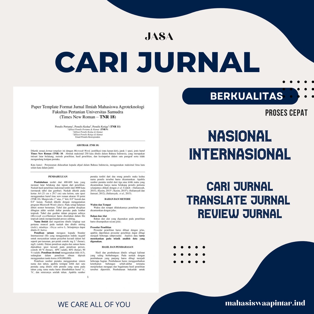 Jasa Pencarian Jurnal Nasional dan Internasional | Jasa Download Jurnal