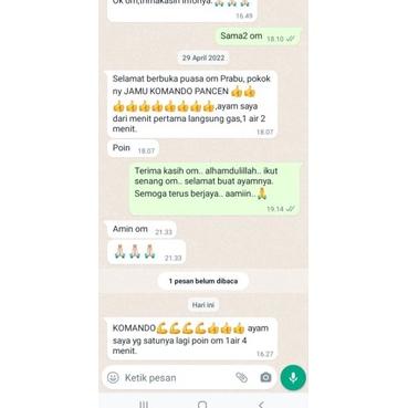 [PRODUK YKAZY] Jamu Ayam Komando Super Strong 350gram 9DP