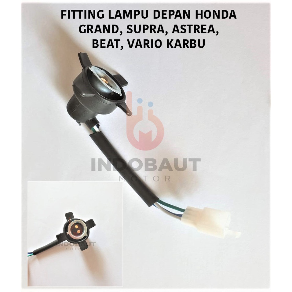 Cop Soket Lampu / Fitting Lampu Depan Honda Grand Supra Legenda Prima