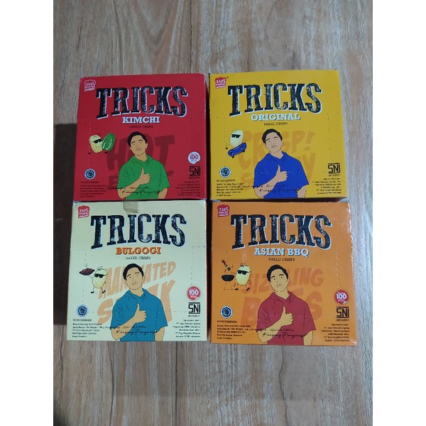 

Snack TRICKS Baked Crispy Kentang rasa ORIGINAL / ASIAN BBQ / lBULGOGI / KIMCHI