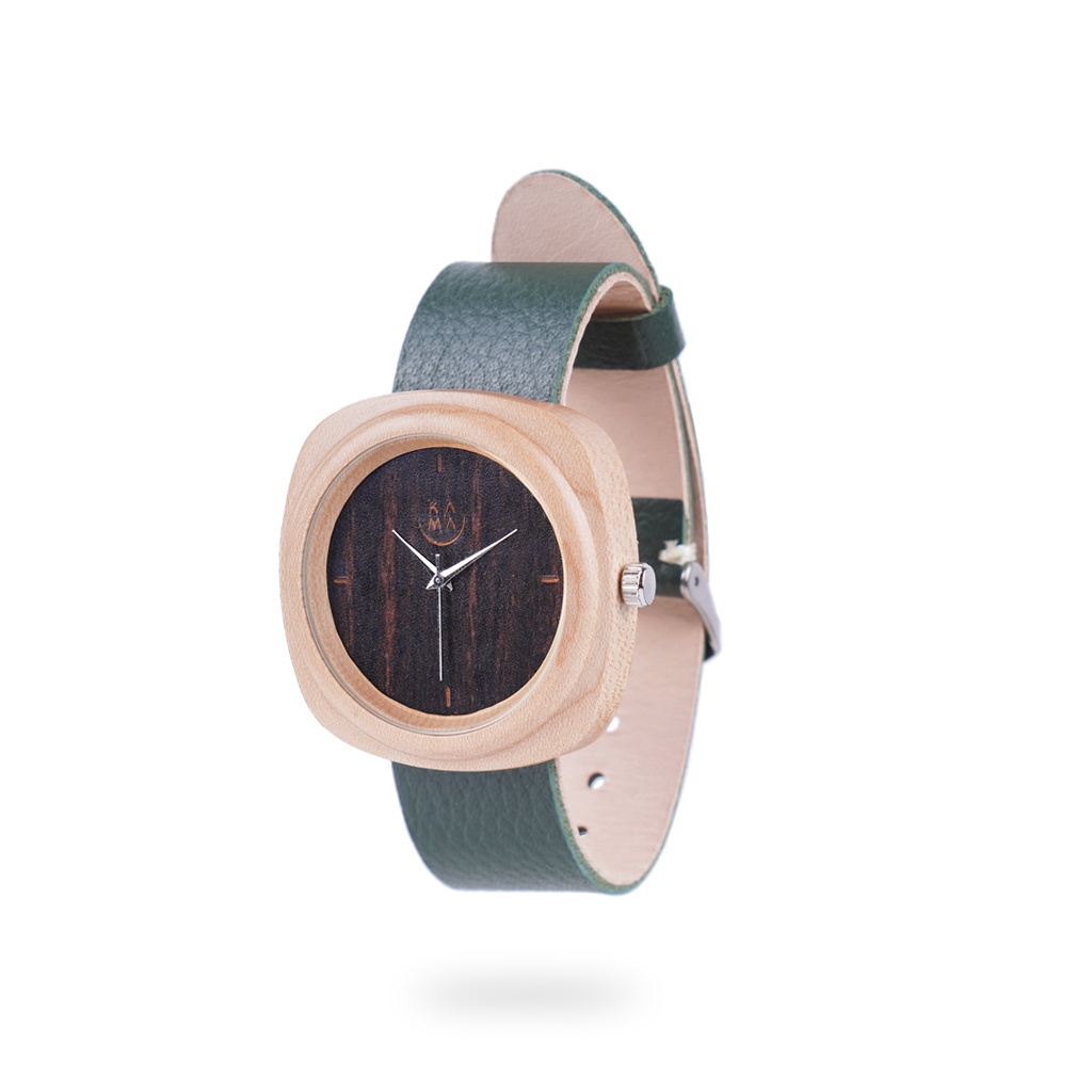 Kama Watch 2.0 Jam Tangan Kayu Maple Dial Hitam