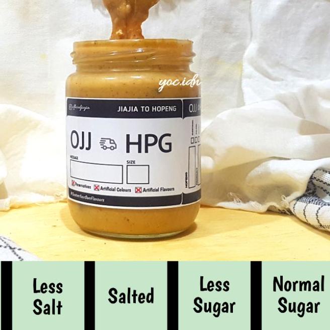 

SALE!!YOC Original Peanut Butter 250gr JiaJia (Selai Kacang Original) ( Halal - Unsweetened - Healthy - Sehat - Diet - Vegan - Keto )|RA7