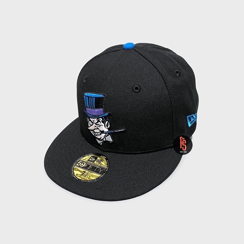 TOPI NEW ERA ORIGINAL 5950 PENGUNIN BATMAN BLACK UV BLUE