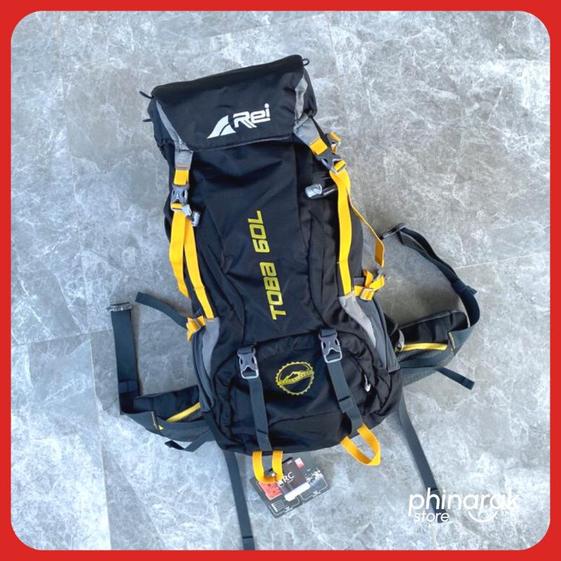 Tas Gunung Carrier Keril Carier Rei Arei Toba Ramelu 60 Liter Original Cozmeed Sagarmatha Allo B2