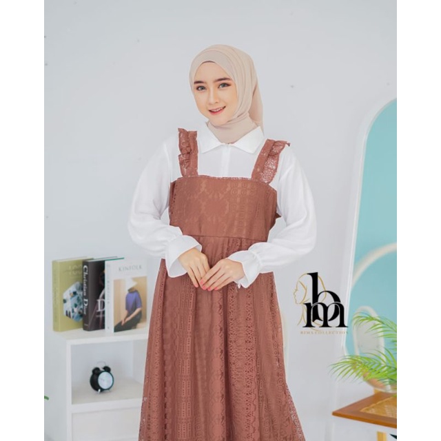 GAMIS OVERALL BURKAT//GAMIS DEWASA//GAMIS PESTA