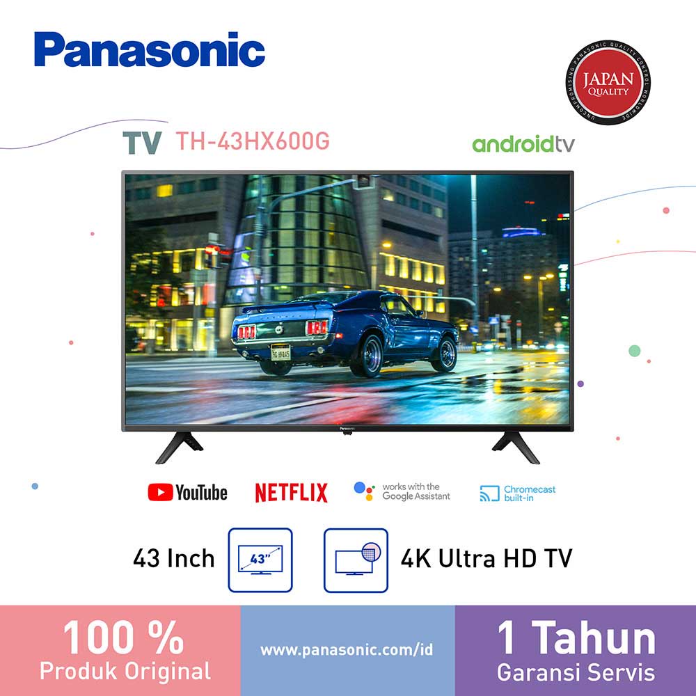 Jual PANASONIC ANDROID 43" 4K HDR TV - TH-43HX600G | Shopee Indonesia